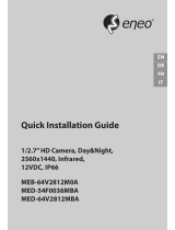 Eneo MED-64V2812MBA Quick Installation Manual
