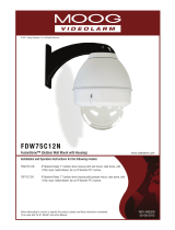 Moog Videolarm FusionDome FDP75C12N Installation And Operation Instructions Manual