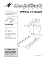 NordicTrack C4000 Treadmill Manuale D'istruzioni