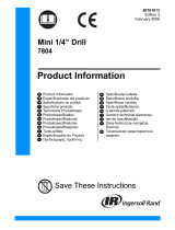 Ingersoll-Rand 7804 Manuale utente