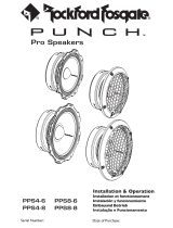 Rockford Fosgate Punch PPS4-6 Manuale del proprietario