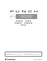 Rockford Fosgate Punch P1 serie Installation & Operation Manual