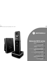 Motorola D810 series Manuale utente