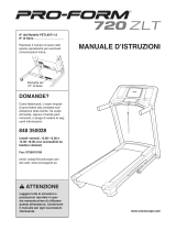 Pro-Form 720 Zlt Treadmill Manuale D'istruzioni