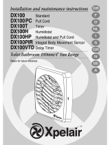 Xpelair DX100PIR Manuale utente