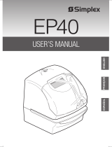 Simplex EP40 Manuale utente