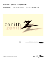 Zenith Concierge H20E34Y Manuale utente