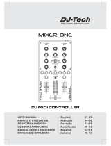 DJ-Tech Mixer one Manuale utente