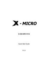 X-Micro XMP3T-F4G Guida Rapida