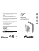 Xpelair GXC6 Installation And Maintenance Instructions Manual