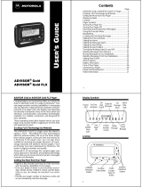 Motorola ADVISOR Gold FLX Manuale utente
