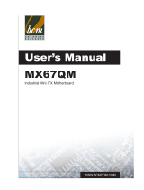 BCM MX67QM Manuale utente