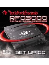 Rockford Fosgate RFQ5000 Setup Instructions