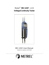 METREL MD 1155 Manuale utente