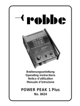 ROBBE Power Peak 1 Plus Operating Instructions Manual