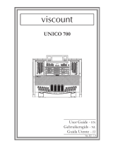 Viscount Unico 700 Manuale utente