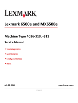 Lexmark MX6500E Manuale utente