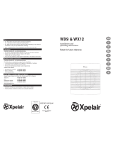 Xpelair WX9 Installation And Operating Instructions Manual