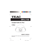 TEAC SR-L110i Manuale del proprietario