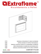 Extraflame Upper / lateral pellet loading drawer for Comfort P85 – P85 Plus Manuale del proprietario