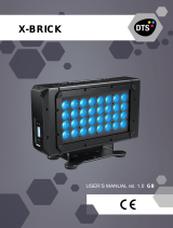 DTS X-BRICK Outdoor RGBW Fluter, IP65 Manuale utente