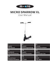 Micro Mobility Sparrow XL Manuale del proprietario