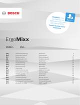 Bosch MS6CB61V5 ErgoMixx Manuale del proprietario