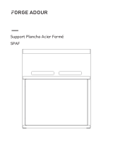 Forge AdourSPAF NG Plancha Acier fermé Noir et Gris