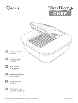 Genius Nicer Dicer Chef Manuale del proprietario