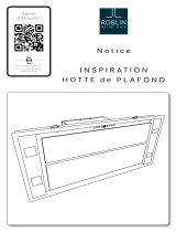 ROBLIN Plafond INSPIRATION 1200 INOX SANS MOTEU Manuale del proprietario