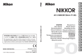 Nikon AF-S 50mm f/1.8G Nikkor Manuale del proprietario