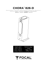 Focal Chora 826 D Dark wood Manuale utente
