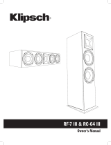 Klipsch RC64 III Black Ash Manuale del proprietario