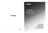 Yamaha CDS-300B Manuale utente