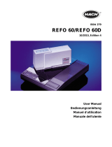 Hach REFO 60D Manuale utente