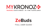 MyKronoz ZeBuds Guida utente