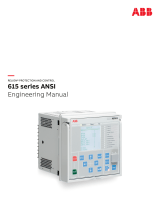 ABB 615 Series ANSI 5.0 FP1, Protection Relay Istruzioni per l'uso