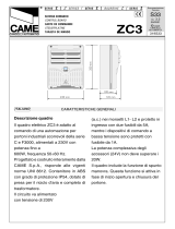 CAME Z Series Manuale utente