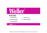 Weller DS 80 UNC Operating Instructions Manual