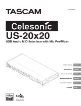 Tascam Celesonic us-20x20 Manuale del proprietario