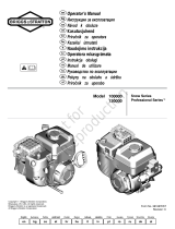 Simplicity ENGINE, MODEL M10D100 M13D100, SNOW Manuale utente