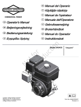 Simplicity ENGINE, MODEL 245400, VANGUARD Manuale utente