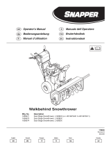 Simplicity SNAPPER CE DUAL STAGE SNOWTHROWER Manuale utente