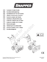 Simplicity SNOWTHROWER, DUAL STAGE SNAPPER Guida utente