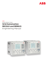 ABB Grid Automation REC615 and RER615 2.0 Istruzioni per l'uso
