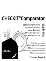 Tintometer CHECKIT Comparator Vario PP Chlorine free, combined, total (Method No.: M2508) Manuale utente