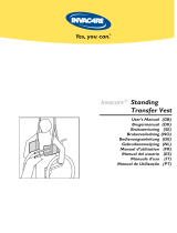 Invacare Standing Transfer Vest Manuale utente