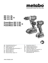 Metabo PowerMaxx BS 12 BL (601038500) кейс Manuale utente