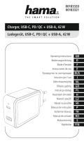 Hama PD/QC 3A White (00183320) Manuale utente