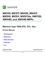 Lexmark MX517de Manuale utente
